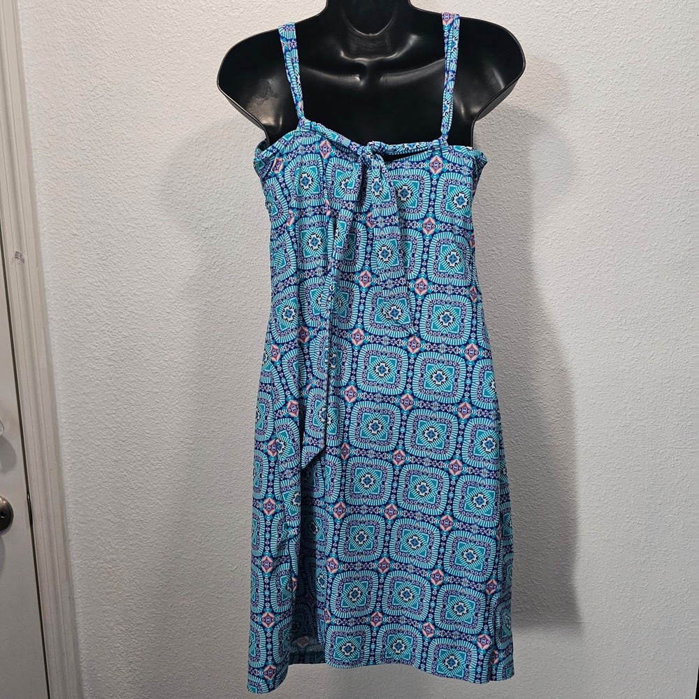 Athleta kokomo Women's All Over Print Swim Dress Size Medium - Picture 4 of 5